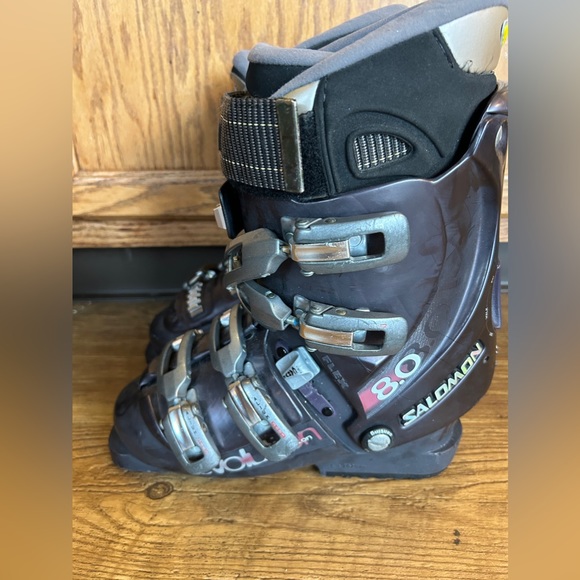 Salomon Evolution Performa 8.0 282mm Mens US Size 6.0 Womens 7.0 Ski Boots - Picture 2 of 12